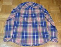 ★MONTURA　モンチュラ〓MQLGJ0W GARDA　PIUMA　SHIRTS WOMAN 長袖チェックシャツ〓M　新品 紺_画像2