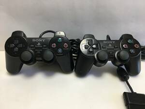 SONY　PS2　デュアルショック2　コントローラー　SCPH-10010　2点　ジャンクRT-2962