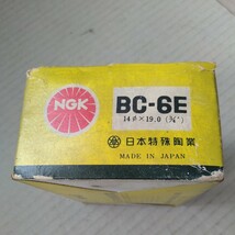 『当時物』NGK スパークプラグ「BC-6E」1箱×10本（未使用品）_画像3