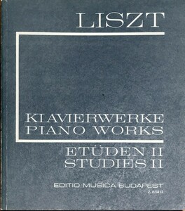 リスト リスト全集 第1シリーズ第2巻：練習曲集 2 (ピアノ・ソロ) 輸入楽譜 Liszt Piano Works Studies 2 洋書