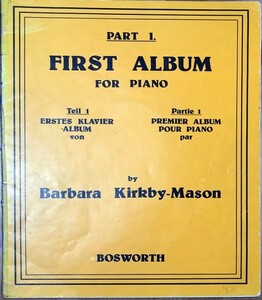 バーバラ・カークビー=メイソン First Album For Piano 1、2 (ピアノ・ソロ) 輸入楽譜 Barbara Kirkby-Mason 洋書