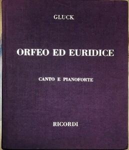 グルック オルフェオとエウリディーチェ (布装) (ヴォーカル・スコア) 輸入楽譜 Gluck ORFEO ED EURIDICE 洋書