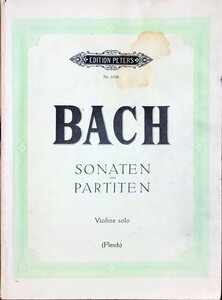 ba is less .. violin therefore. sonata . Pal tea taBWV 1001-1006/ fresh compilation import musical score Bach Sonaten und Partiten foreign book 