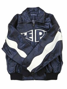 PELLE PELLE / ペレペレ レザージップブルゾン サイズ44 ブラック 中古品 [B135H803]