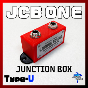 JCBone-U】JCB one TU =RED=《超便利 #ジャンクションボックス:ボード内の配線整理 #BELDEN仕様》=TU=【1系統/TS】超軽量 #LAGOONSOUND