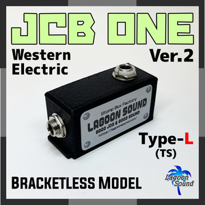 JCBoneV2-L】JCB one TL =Ver.2=《超便利 #ジャンクションボックス:ボード内の配線整理 #WE仕様》=BK=【1系統/TS】超極小 #LAGOONSOUND