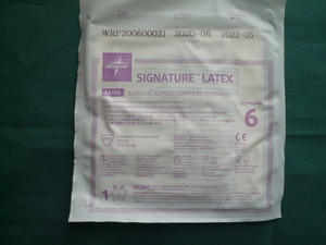 手術用ゴム手袋 SIGNATURE LATEX サイズ6　2双(2袋)　［送料込み］