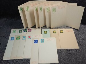 ◆官製はがき【絵付26 絵無14 往復6 書簡3】未使用★5円/7円/20円/40円★1966年～★送料無料★◆