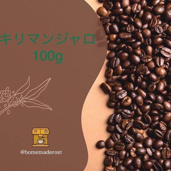 自家焙煎コーヒー豆 キリマンジャロ　100g
