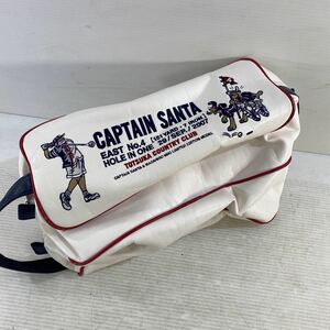 状態込み CAPTAIN SANTA キャプテンサンタ 戸塚カントリークラブ ホールインワン記念 シューズケース 2007年 ゴルフ 縁起物