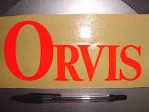 ORVIS/オービス！オレンジ文字/転写/ステッカー/シール　☆