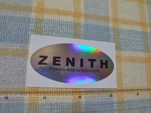 Zenith/ゼニス！楕円/型抜き/ミラー/ステッカー/シール　※ ヤフーショッピングストア/レア物商会・健美堂でも大量出品中！