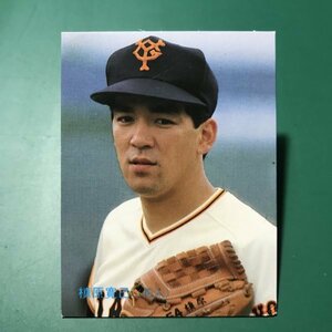 1987年　カルビー　プロ野球カード　87年　147番　巨人　槇原　【管964】