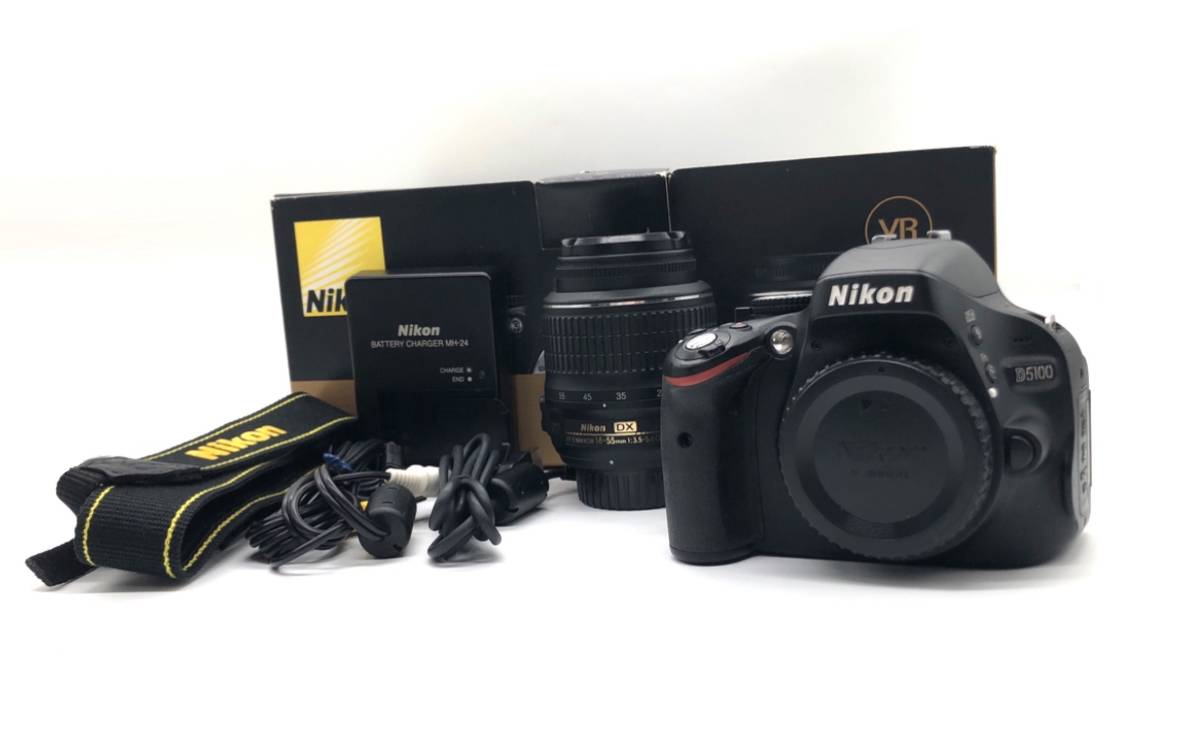 美品 スマホ転送okNikon ニコン D5100 一眼レフ ダブルレンズセット