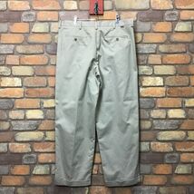 BP2-040★W98センチ位★状態良好★USA買付商品★【IZOD アイゾッド】ツータック チノパン【W38×L30 メンズ XL】ベージュ USA古着 ゴルフ_画像4