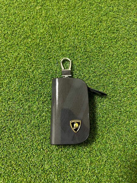 ランボルギーニ Lamborghini スマートキーケース 贅沢 本革 ブラック