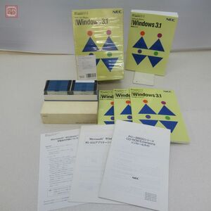NEC PC-9800シリーズ 3.5インチFD 2HD Windows 3.1 Microsoft Software Library PS98-1115-31 UE1115-30 日本電気 箱説付【20