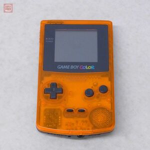 GBC ゲームボーイカラー 本体 ダイエーホークス 限定モデル クリアオレンジ×クリアブラック CGB-01 Nintendo 任天堂 ジャンク【10