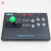 SFC/MD/PCE ファイティングスティック マルチ H3J-07 Fighting Stick Multi ホリ HORI 動作確認済【20_画像2