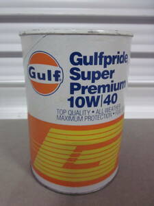 Gulf MOTOR OIL　ガルフ　オイル缶　ガレージ　世田谷ベース