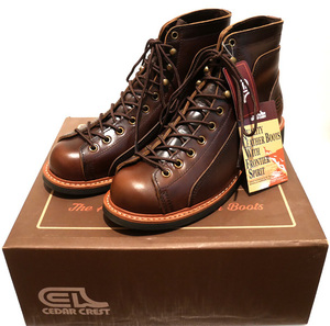  new goods se dark rest CEDAR CREST CC-1573 Work boots Monkey boots LTT Brown tea 25.5 US7.5 25.5cm line man wai Ya-Man 