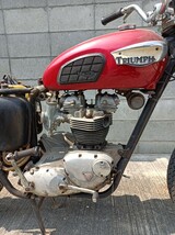 1966年製　トライアンフ　T120R　ボンネビル　書類付　ジャンク　部品取り　レストアベースに_画像3