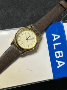★ SEIKO セイコー アルバ アイボリー盤面 上品系 レディース 腕時計