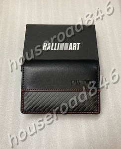 新品 RALLIART カードケース RALLIART card case ラリーアート カーボン柄カードケース パスケース カードや名刺入れにも