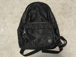 PORTER ポーター タンカー バックパック 黒 ブラック TANKER BACKPACK リュックサック デイパック fnm