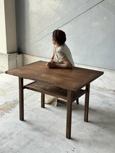 ダイニングテーブル　アンティーク　ヴィンテージ　テーブル　インテリア　ディスプレイ　古木　古家具　机　木製　古木　デスク　