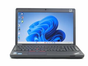 中古/15型/HDMI/USB3.0/ノートPC/Win11Pro/新品SSD256GB/8GB/3世代I7/Lenovo　E530 　MS office2021搭載　テンキー