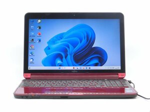 最新Win11Pro/カメラ内蔵/15.6型/ノートPC/新品SSD512/8GB/2世代i7/FMV　FUJITSU　AH77/G　新品無線マウス/Office搭載/HDMI