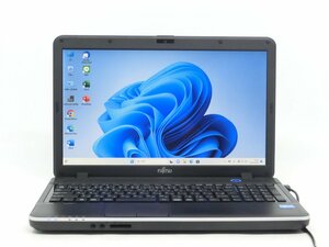 Win11Pro/カメラ内蔵/15.6型/ノートPC/新品SSD256/8GB/Core i5　3230M/FMV　AH32/M　新品無線マウスoffice搭載/HDMI/無線WIFI/Bluetooth