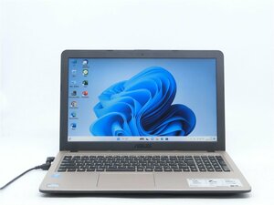 最新Win11Pro/カメラ内蔵/中古/15.6型/ノートPC/新品SSD256/4GB/4世代i3/ASUS　K540L　 WPS office2搭載　新品無線マウス　HDMI USB3.0