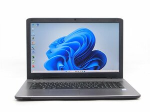 カメラ内蔵/中古　17.3型/ノートPC/Win11Home/新品SSD512/16GB/8世代i5/Diginnos 　VF-AGKR 新品無線マウス　WPS office2搭載