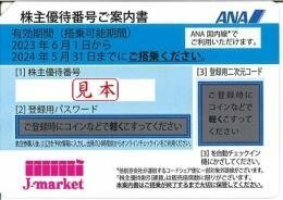 即決あり★ANA　全日空　株主優待券　10枚セット　2024/5/31まで★