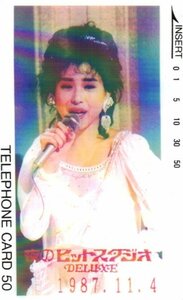 ★松田聖子　夜のヒットスタジオ★テレカ５０度数未使用ll_173