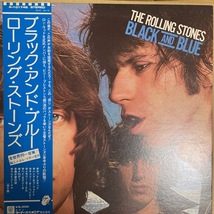 ROLLING STONES 【BLACK＆BLUE】 SP-10174S　国内盤LP　1976年　見開きジャケ・帯・ライナー_画像1
