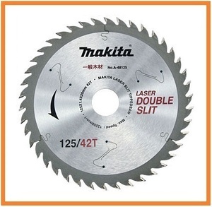 マキタ 125mm ダブルスリットチップソー A-48125×5枚 (刃数42)【一般木材用】■安心のマキタ純正/新品/未使用■