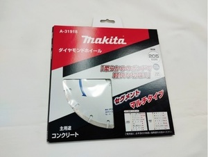  Makita 205×2.2×25.4mm бриллиант колесо мульти- A-31918×1 листов # надежный Makita оригинальный / новый товар / не использовался #