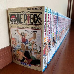 ONE PIECE ワンピース 一巻〜百六巻　零巻　千z巻　108冊まとめて　10巻以降は全て初版本　21,22,23,24巻にシミあり　尾田栄一郎