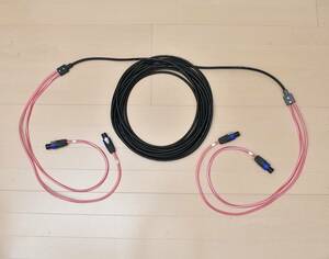 [2ch 14m] PA спикер-кабель [ Canare 4S8] разъем спикон коннектор имеется!
