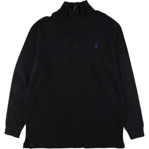 古着 ラルフローレン Ralph Lauren POLO RALPH LAUREN コットンニットハーフジップセーター メンズXXL /eaa334820