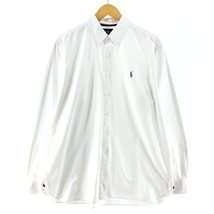 古着 ラルフローレン Ralph Lauren CLASSIC FIT 長袖 ボタンダウンシャツ メンズXL /eaa376387_画像1