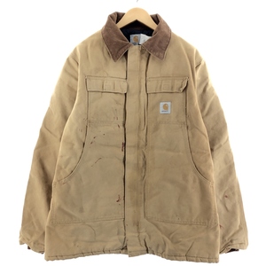 古着 80年代 カーハート Carhartt トラディショナルコート ダック地ワークジャケット USA製 メンズXL ヴィンテージ /eaa376049