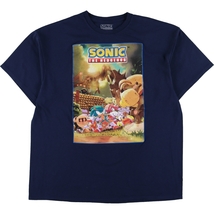 古着 ソニック SONIC THE HEDGEHOG キャラクタープリントTシャツ メンズL /eaa331731_画像1