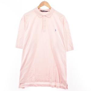 古着 ラルフローレン Ralph Lauren POLO GOLF ポロゴルフ 半袖 ポロシャツ メンズXL /eaa320128