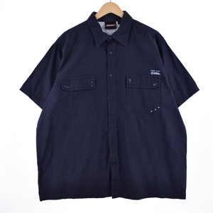 古着 ディッキーズ Dickies 半袖 ワークシャツ メンズXXL /eaa333214 【LP2311】