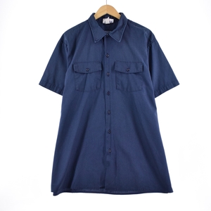 古着 ディッキーズ Dickies 半袖 ワークシャツ メンズXXL /eaa333758 【LP2311】