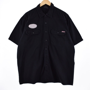 古着 ディッキーズ Dickies 半袖 ワークシャツ メンズXL /eaa336079 【LP2311】